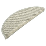 Samolepilne preproge za stopnice sisal 15 kosov 56x17x3 cm