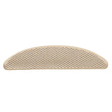 Samolepilne preproge za stopnice sisal 15 kosov 56x17x3 cm