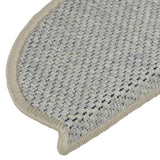 Samolepilne preproge za stopnice sisal 15 kosov 65x21x4 cm