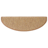 Samolepilne preproge za stopnice 15 kosov 65x21x4 cm sisal