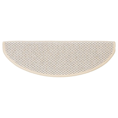 Samolepilne preproge za stopnice sisal 15 kosov 65x21x4 cm