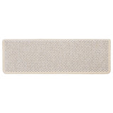 Samolepilne preproge za stopnice sisal 15 kosov 65x21x4 cm krem