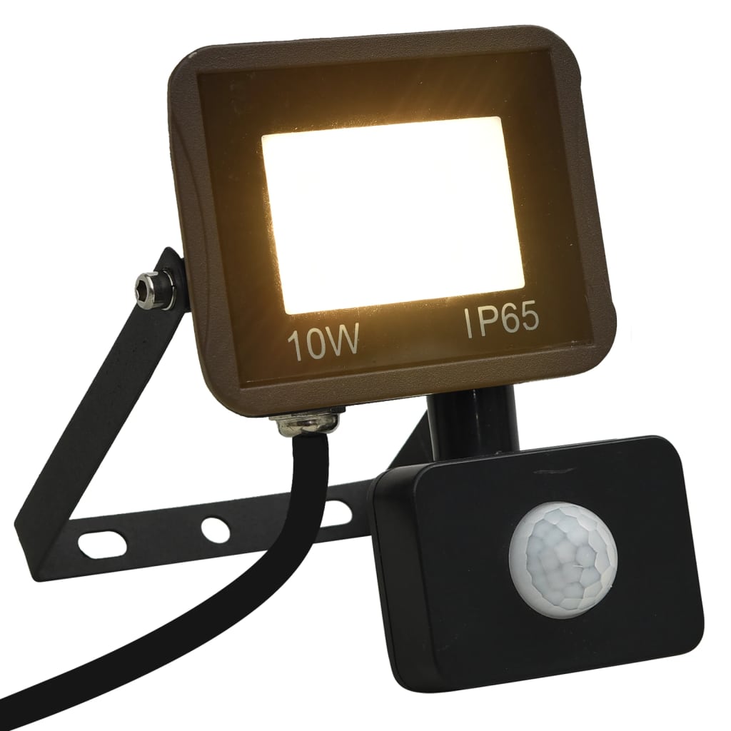 LED reflektor s senzorjem 10 W toplo bel