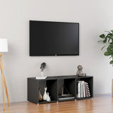 TV omarica siva 107x35x37 cm iverna plošča