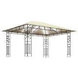 Paviljon s komarnikom in LED lučkami 4x3x2,73 m krem