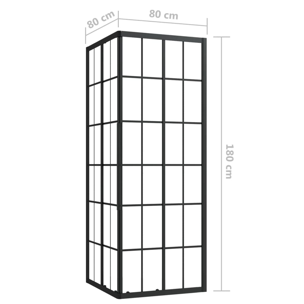 Tuš kabina ESG 80x80x180 cm