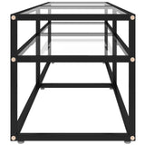 TV omarica prozorna 160x40x40,5 cm kaljeno steklo