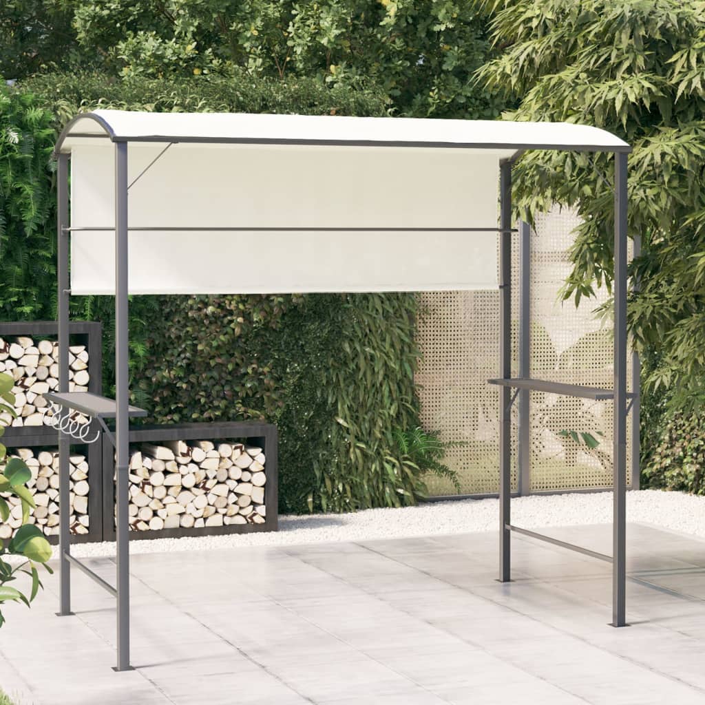 Paviljon s streho 220x110x200 cm krem