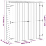 Vrtna lopa za orodje 163x50x171 cm trdna borovina