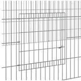 5-delna ograda za zajce 541x109x54 cm pocinkano železo