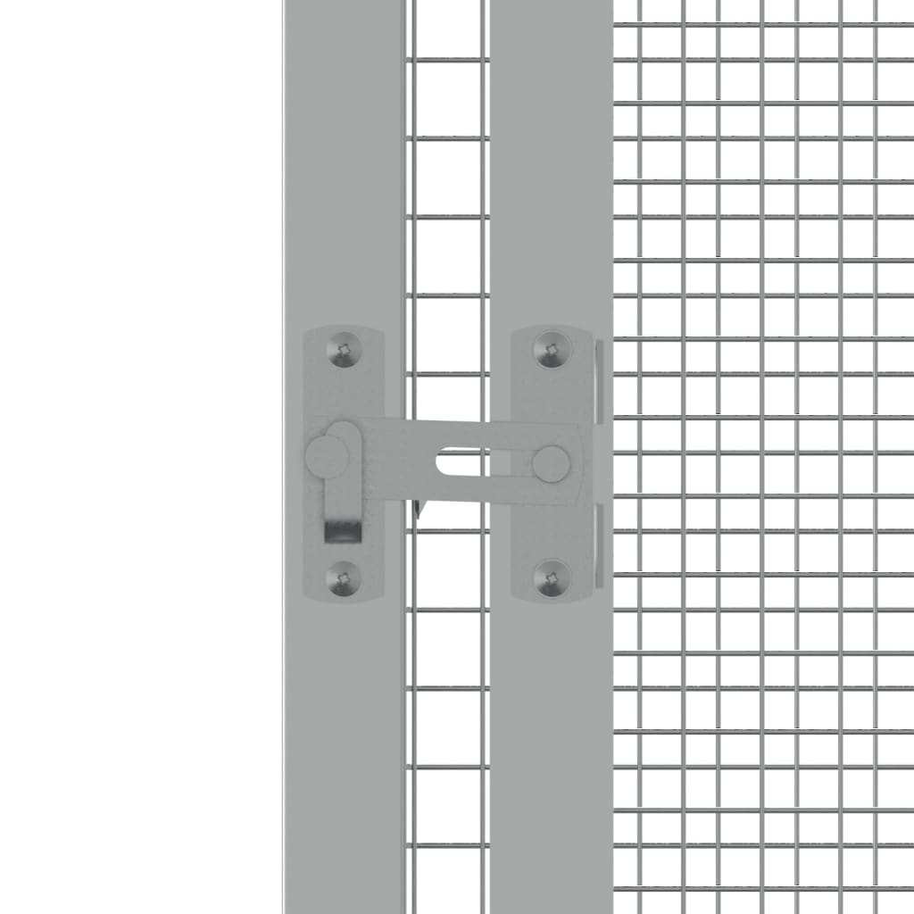 Ptičja kletka antracit 213,5x217,5x211,5 cm pocinkano jeklo