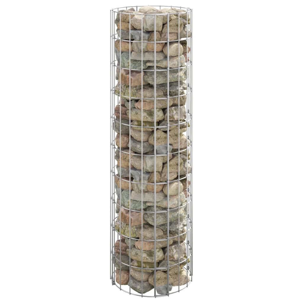 Okrogel gabion pocinkano jeklo Ø30x100 cm