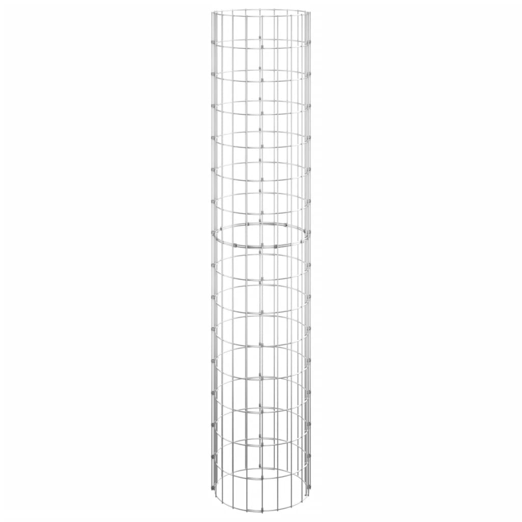 Okrogel gabion pocinkano jeklo Ø30x150 cm