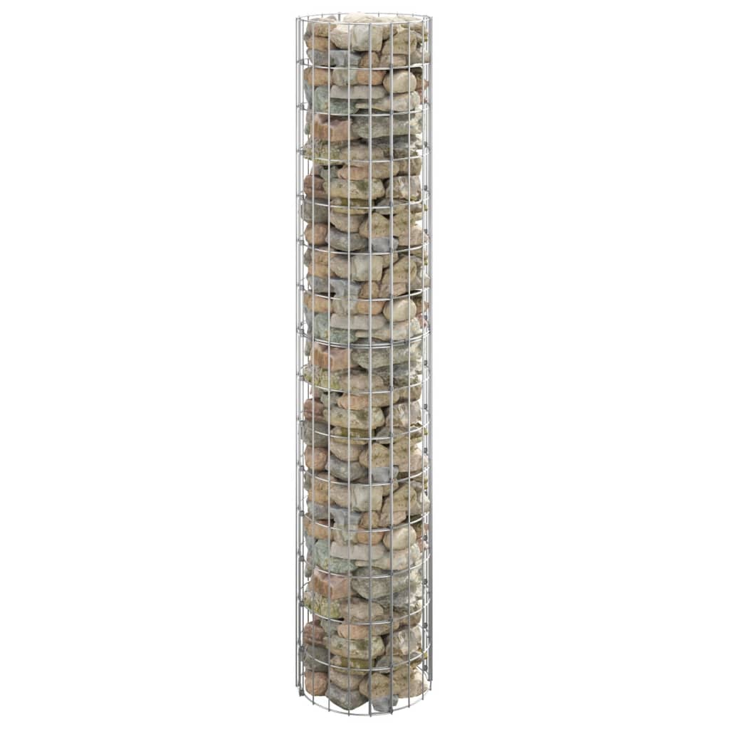 Okrogel gabion pocinkano jeklo Ø30x150 cm