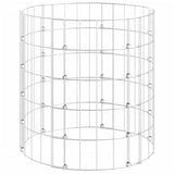 Okrogel gabion pocinkano jeklo Ø50x50 cm