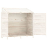 Vrtna lopa bela 102x52x112 cm trden les jelke