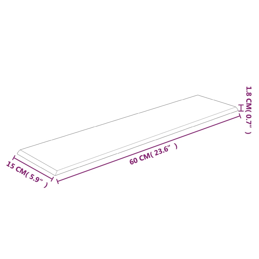 Stenski paneli 12 kosov modri 60x15 cm blago 1,08 m²