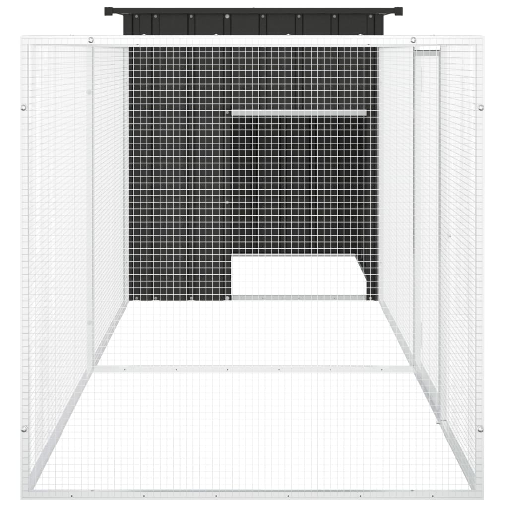 Kokošnjak antracit 300x91x100 cm pocinkano jeklo