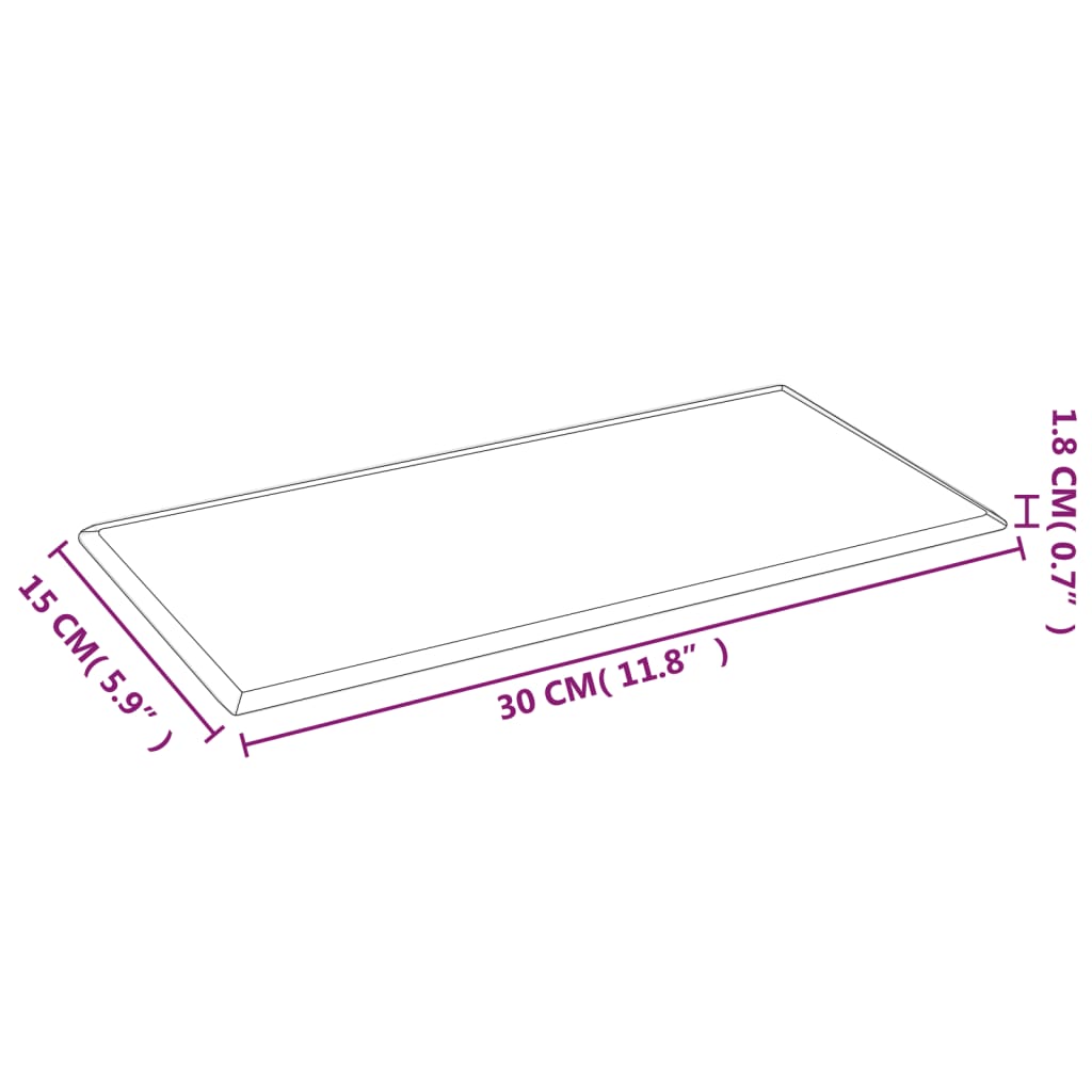 Stenski paneli 12 kosov črni 30x15 cm umetno usnje 0,54 m²