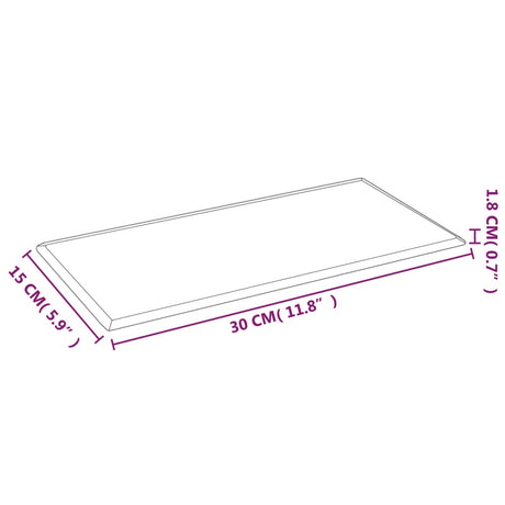 Stenski paneli 12 kosov črni 30x15 cm umetno usnje 0,54 m²