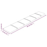 Stenski paneli 12 kosov modra 90x15 cm žamet 1,62 m²