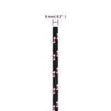 Vrv za čoln bela 6 mm 25 m polipropilen