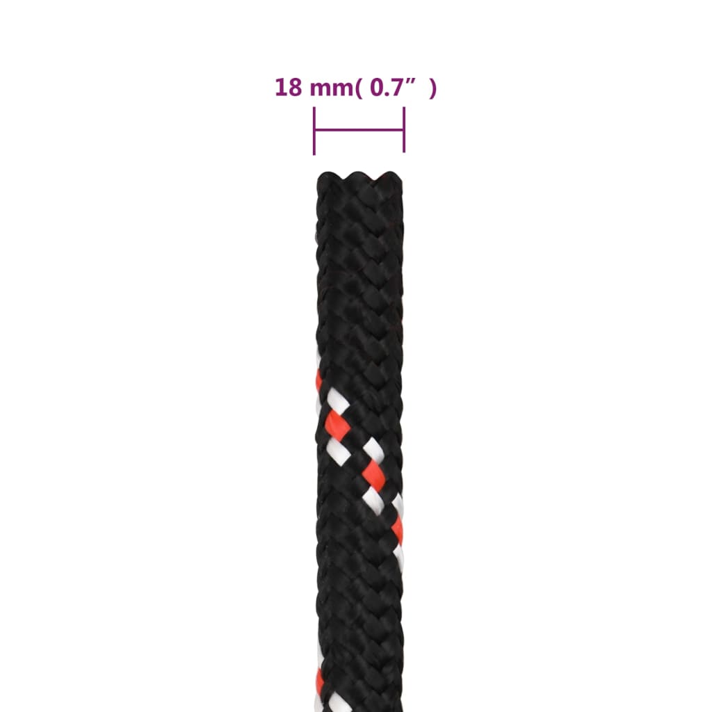 Vrv za čoln bela 18 mm 25 m polipropilen