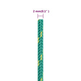 Vrv za čoln zelena 2 mm 50 m polipropilen