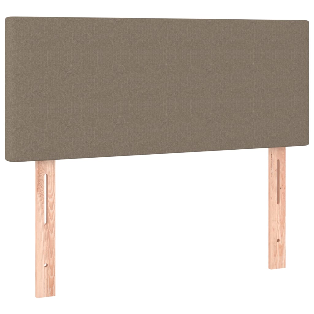 Posteljno vzglavje taupe 90x5x78/88 cm blago