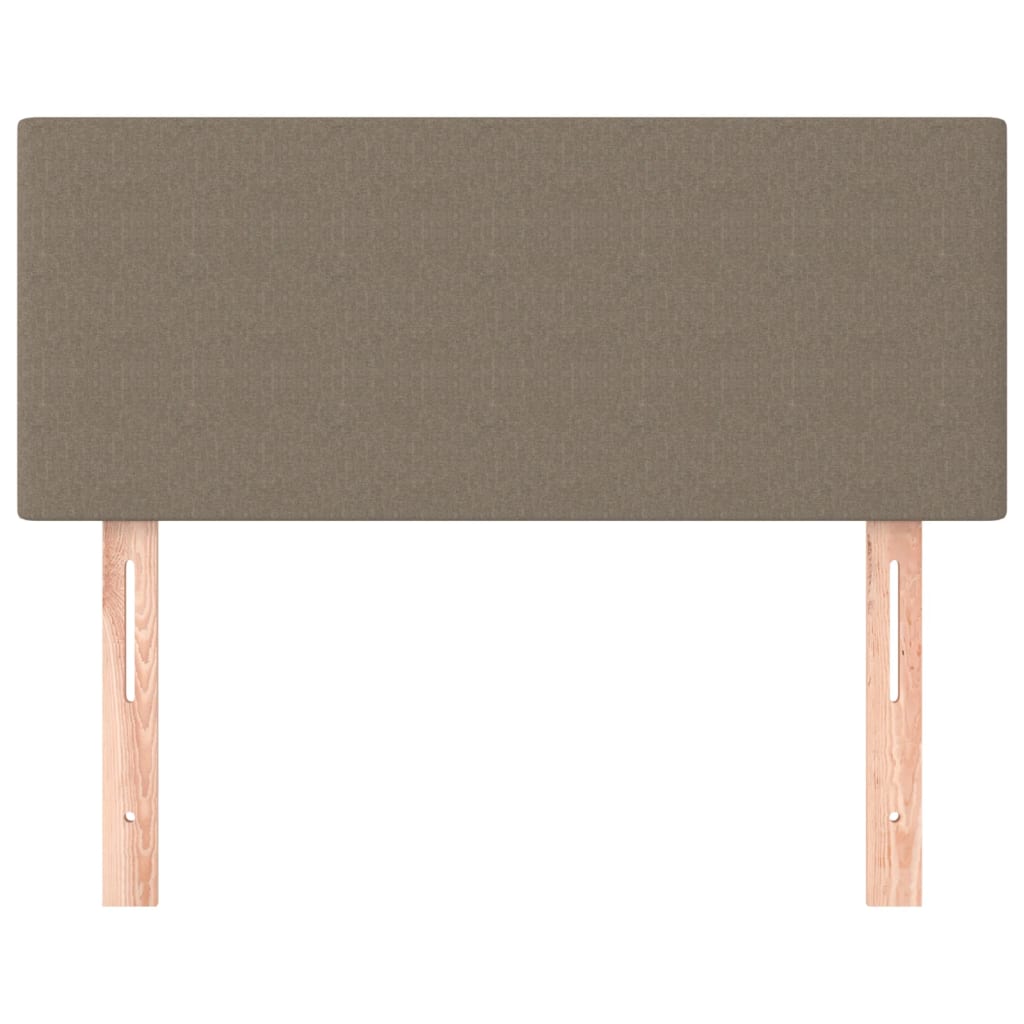 Posteljno vzglavje taupe 90x5x78/88 cm blago