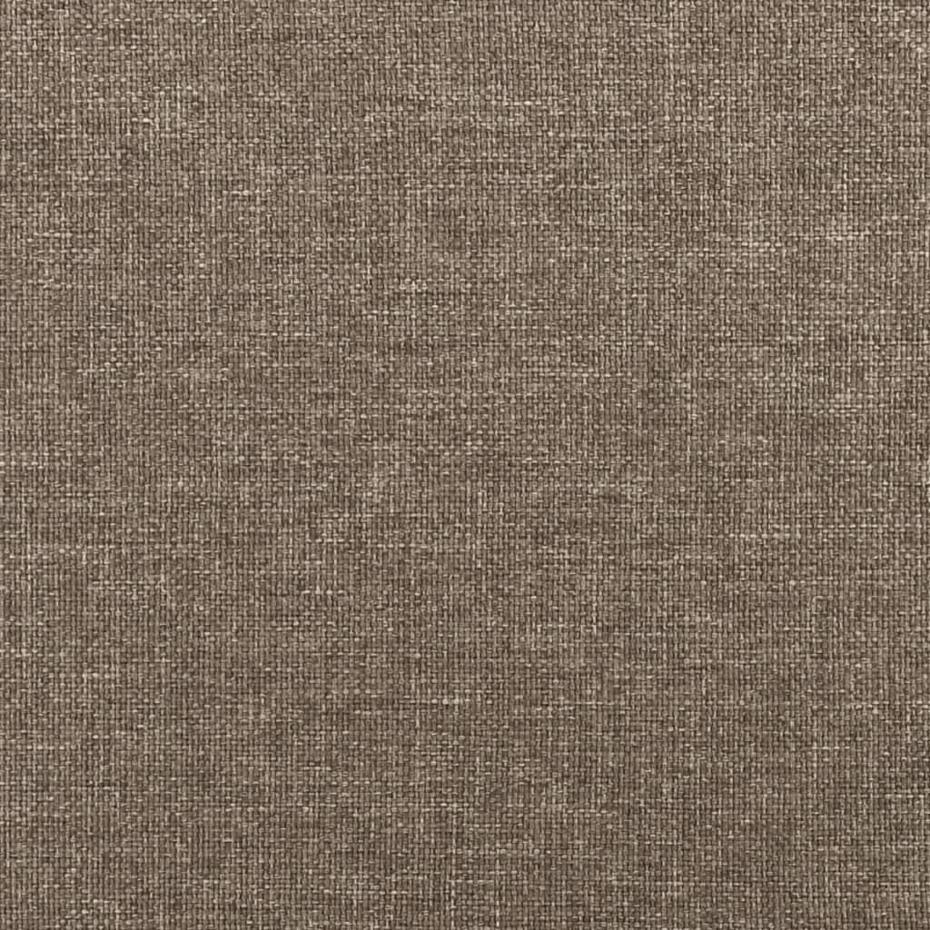 Posteljno vzglavje taupe 90x5x78/88 cm blago