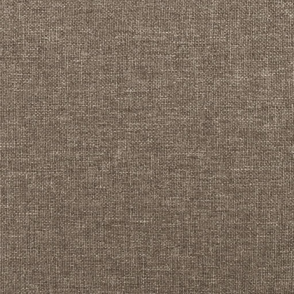 Posteljno vzglavje taupe 100x5x78/88 cm blago