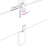 Posteljno vzglavje modro 100x5x78/88 cm blago