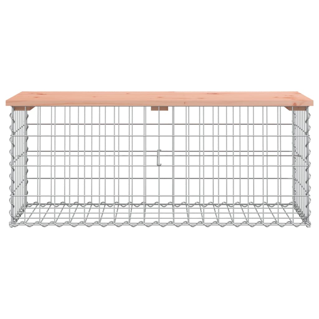 Vrtna klop gabion 103x44x42 cm trden les douglas