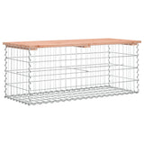 Vrtna klop gabion 103x44x42 cm trden les douglas