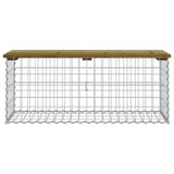 Vrtna klop gabion 103x44x42 cm impregnirana borovina