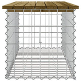 Vrtna klop gabion 103x44x42 cm impregnirana borovina