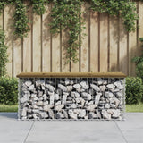 Vrtna klop gabion 103x44x42 cm impregnirana borovina