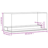 Razstavna škatla prozorna 19,5x8,5x8,5 cm akril