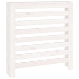 Pokrov za radiator bela 79,5x19x84 cm trdna borovina