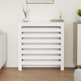 Pokrov za radiator bela 79,5x19x84 cm trdna borovina