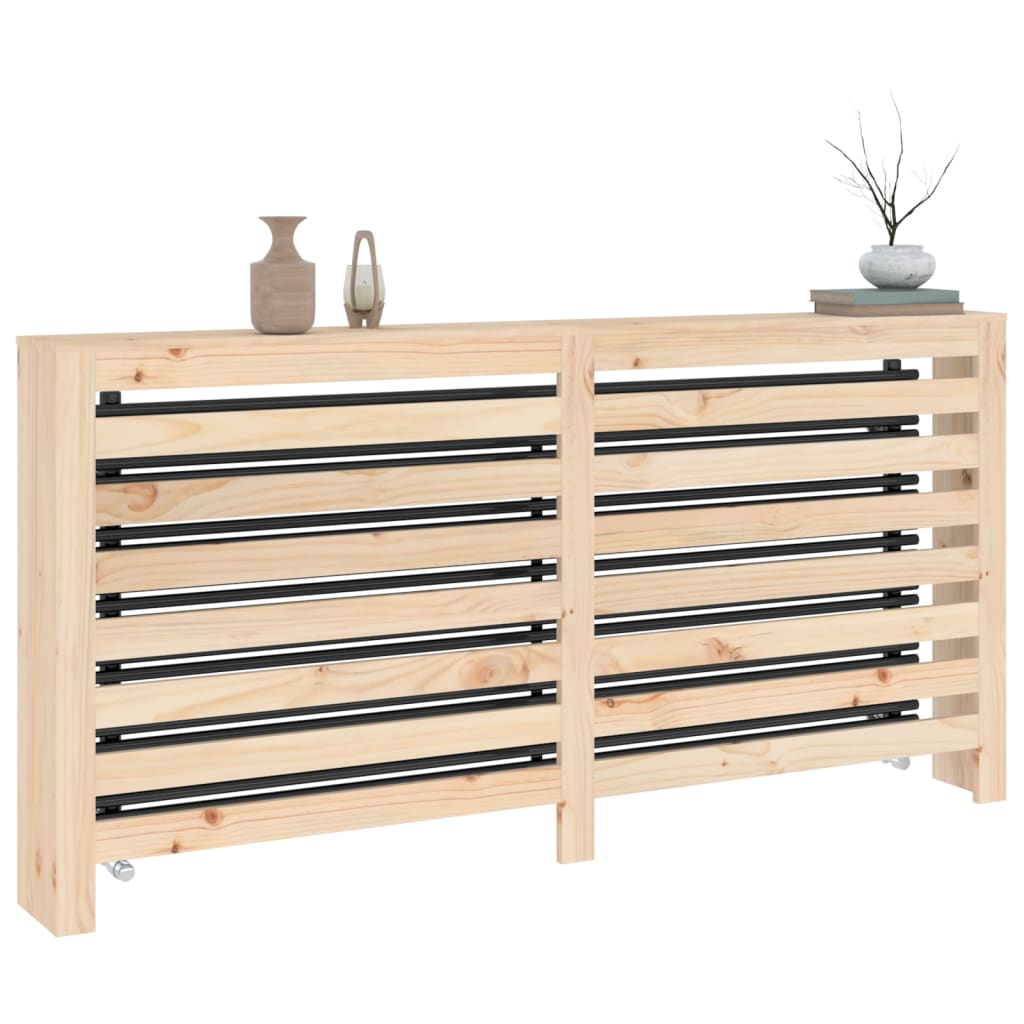 Pokrov za radiator 169x19x84 cm trdna borovina