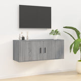 Stenska TV omarica siva sonoma 100x34,5x40 cm