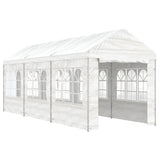 Paviljon s streho bel 6,69x2,28x2,69 m polietilen