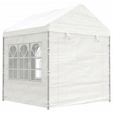 Paviljon s streho bel 6,69x2,28x2,69 m polietilen