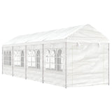 Paviljon s streho bel 8,92x2,28x2,69 m polietilen