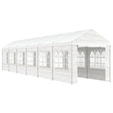 Paviljon s streho bel 13,38x2,28x2,69 m polietilen