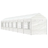 Paviljon s streho bel 15,61x2,28x2,69 m polietilen