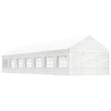 Paviljon s streho bel 15,61x4,08x3,22 m polietilen