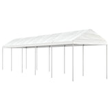 Paviljon s streho bel 11,15x2,28x2,69 m polietilen